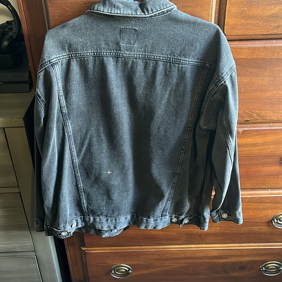Black Jean Jacket - Picture 2 of 4